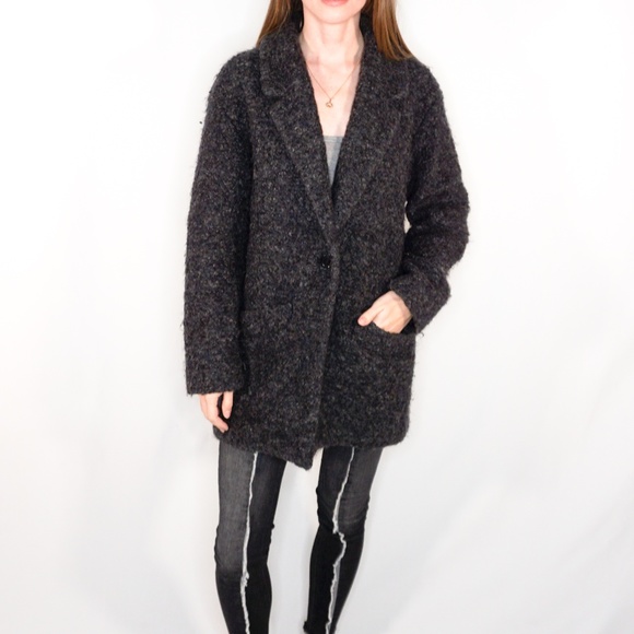Wilfred Jackets & Blazers - WILFRED Gondry Alpaca Grey Jacket Coat Button-Up